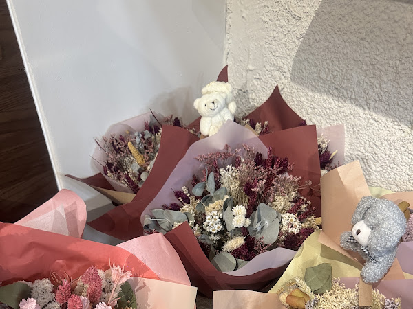Ramos en la boutique Amor en Flor